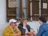 Anita, Astrid und Melanie auf der Daffneralm bei Samerberg im Chiemgau