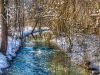 Englischer Garten im Winter als HDR / Experiment