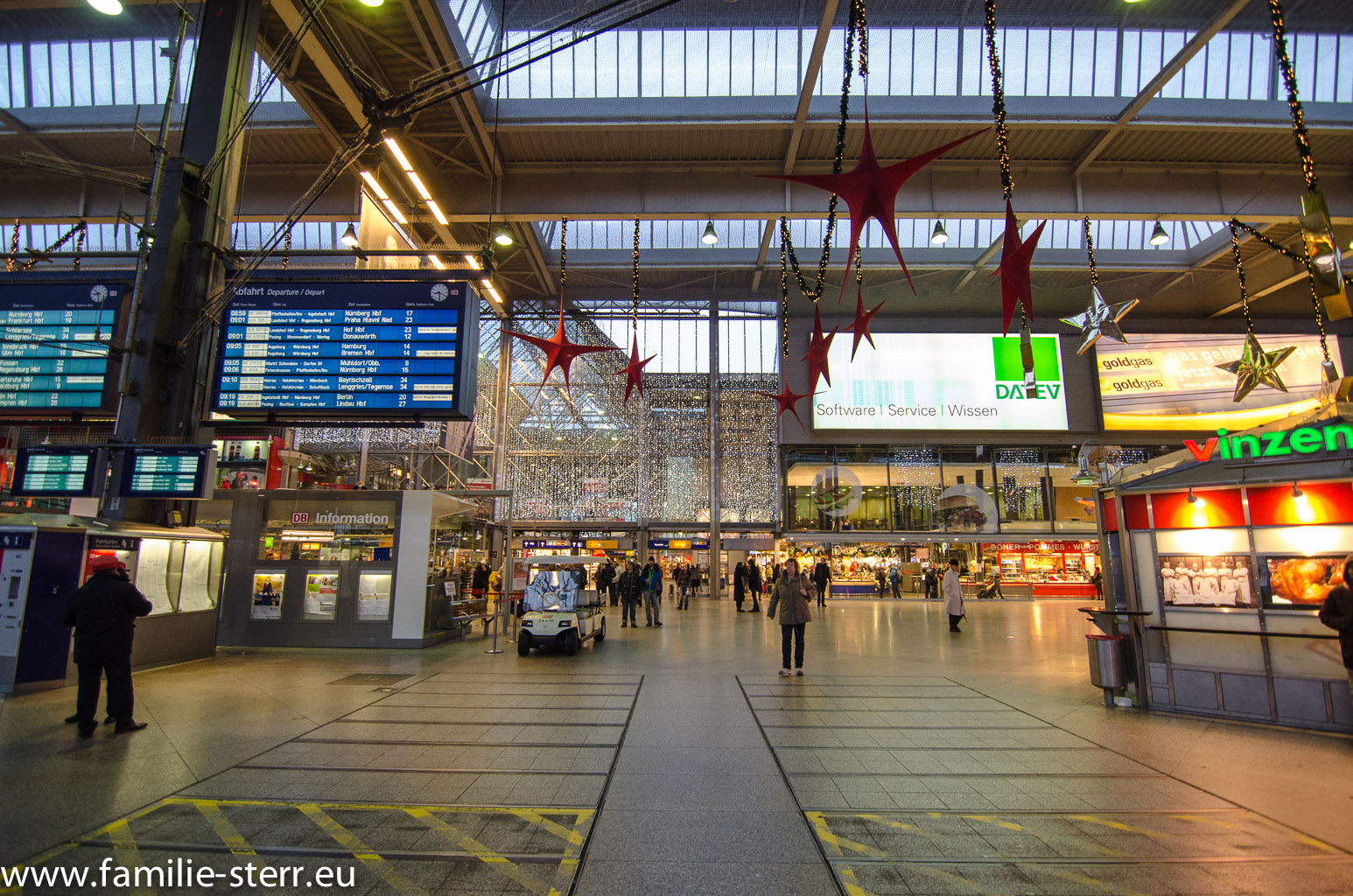 Hauptbahnhof München (Dez 2012) Familie Sterr