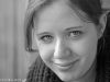Melanie im Cafe an der Befreiungshalle