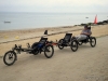 Kettwiesel - Tandem  am Badestrand von Noirmoutier