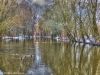 Sempt in Altenerding beim Wehr zum Altwasser als HDR