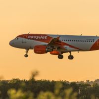 A319 der easyJet am Flughafen München