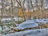 Sempt im Stadtpark in Erding im Winter