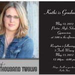 Katharinas Einladung zur Graduation - Feier