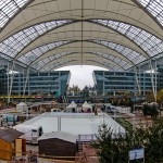 Munich Airport Center / Vorbereitungen für den Weihnachtsmarkt