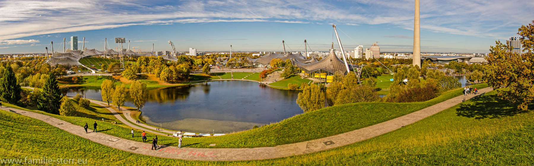 Olympiapark München - Panorama | Familie Sterr