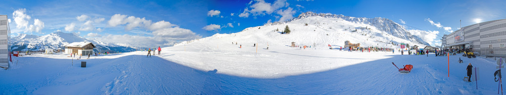 Panorama von der Rothorn - Mittelstation