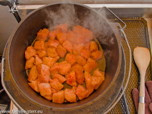 Hühnerbrust im Dutch Oven