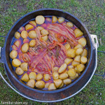 Schichtfleisch im Dutch Oven