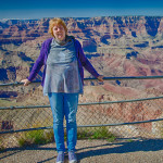 Astrid am Grand Canyon