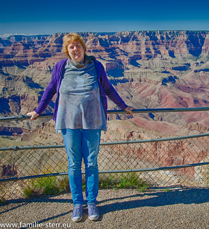 Astrid am Grand Canyon