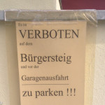 Parken Verboten