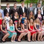 Klassenfoto W12c bei der Abschlussfeier 2014