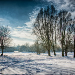 Erding im Winter - Kronthaler Weiher