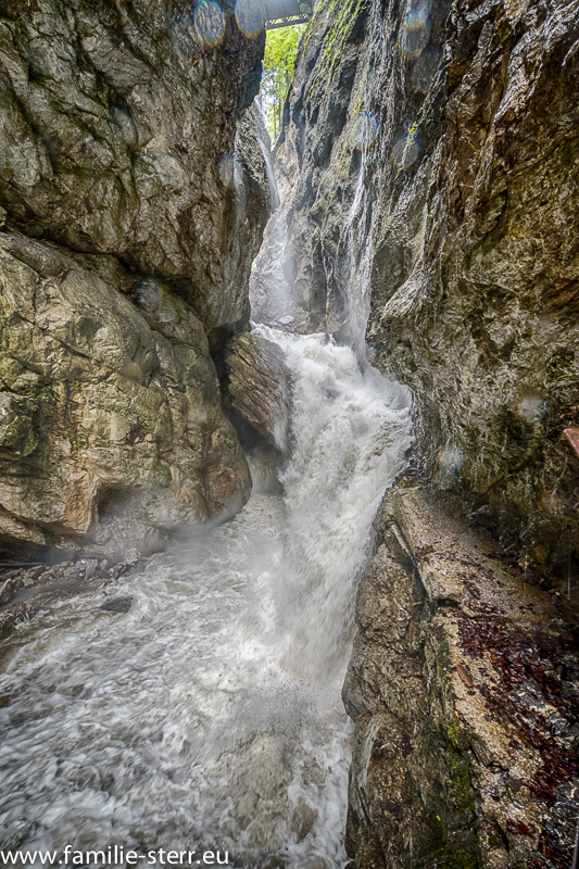 Wasserfall der Dornbirn Ache in der Rappenlochschlucht bei Gütle / Dornbirn