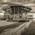 Eingang West an der Messe München