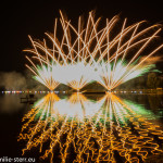 Feuerwerk beim imPark Sommerfest 2015 im Olympiapark München