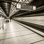 Endstation der U2 "Messestadt Ost"