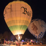 Ballonglühen bei der Montgolfiade am Tegernsee 2016