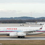 Ilyuschin IL 96 am Flughafen München