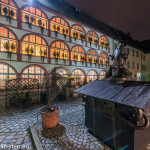 Hotel Bischofshof / Regensburg bei Nacht