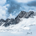 Blick über das Zugspitzplatt vom Schneefernerhaus aus