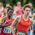 Läufer bei den Leichtathletik Bayerische Meisterschaften 2016 in Erding