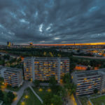 Sonnengang über den Münchner Dächern