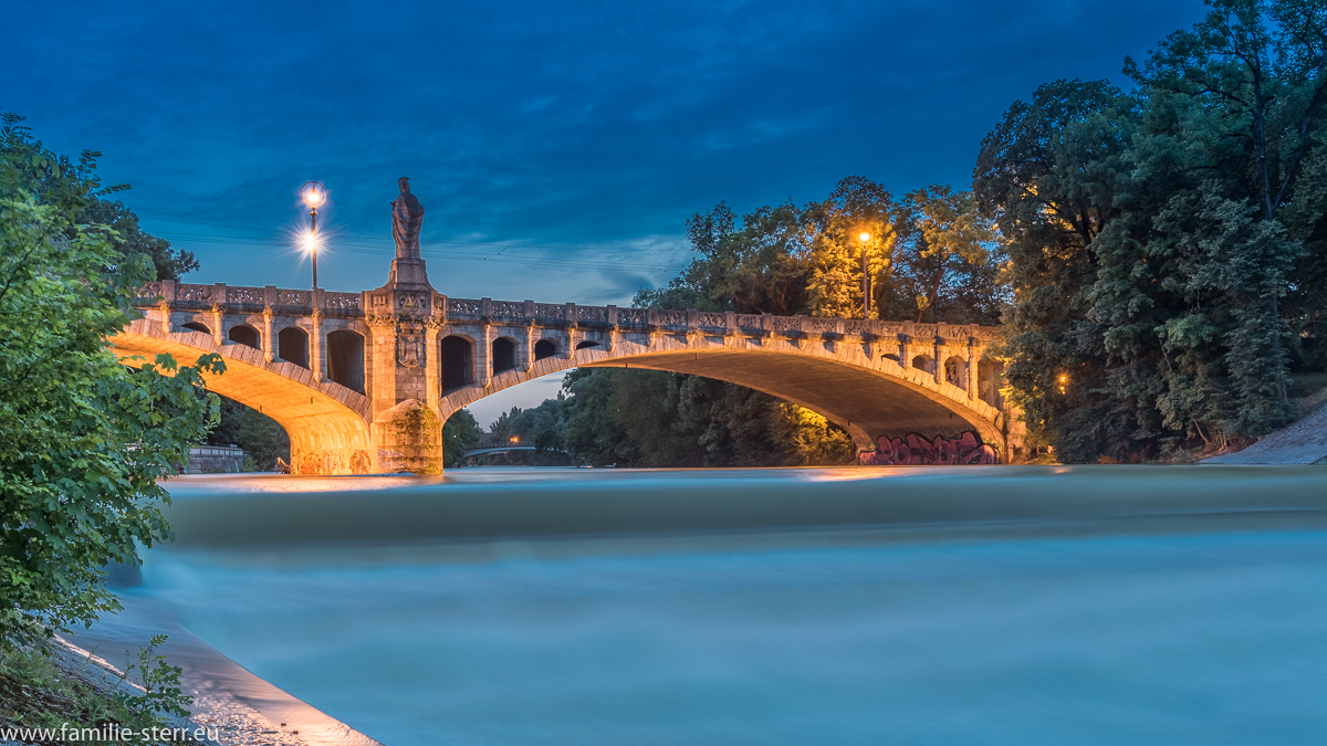 Abends An Der Isar Fotospaziergang Familie Sterr