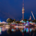 Das Festgelände beim imPark Sommerfestival im Münchner Olympiapark