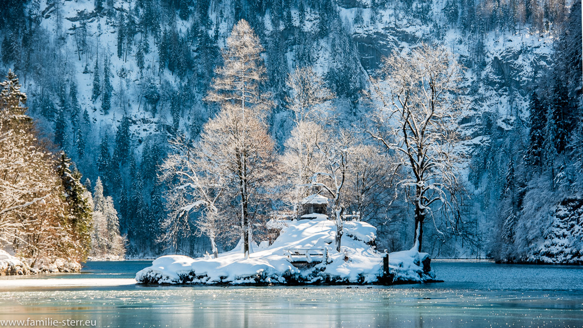 pix Obersee Königssee Winter familie sterr