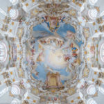 Das Deckenfresko der Wieskirche von Dominikus Zimmermann