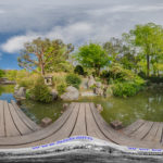 der japanische Garten und Pavillon im Westpark in München