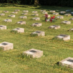 Grabmale am italienischen Soldatenfriedhof in München