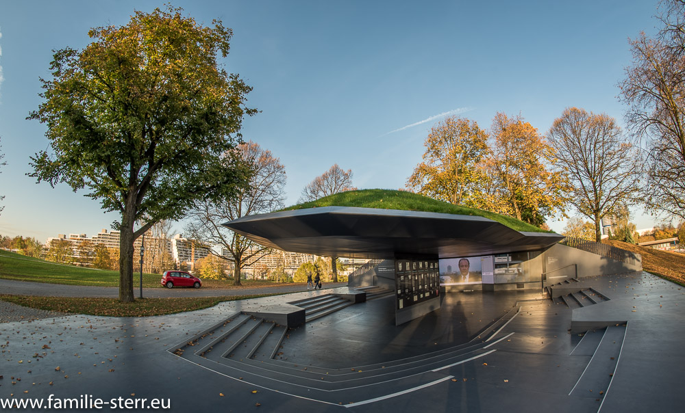 Die Gedenkstätte zum Olympia - Attentat 1972 in München