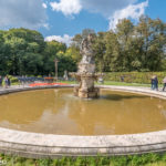 Pan Brunnen im Schlosspark Fürstenried