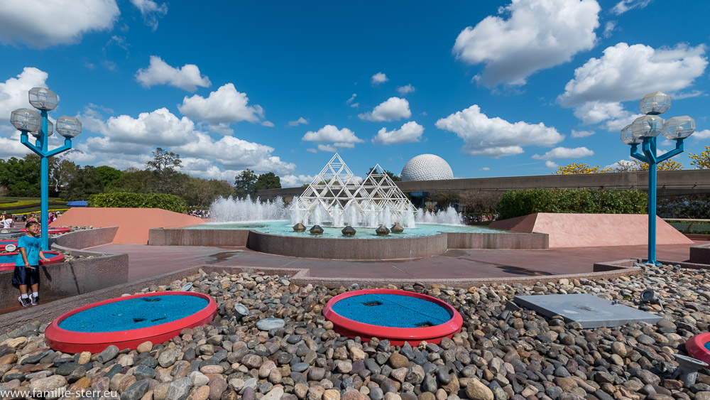Brunnen beim Imagination - Pavilion im EPCOT Center