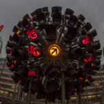 Ampelkunstwerk mi Innenhof der SWM - Zentrale