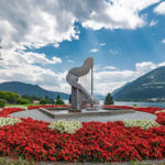 Harfenbrunnen in Ossiach am Ossiacher See in Kärnten