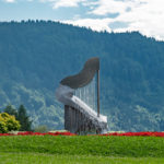 Harfenbrunnen in Ossiach am Ossiacher See in Kärnten