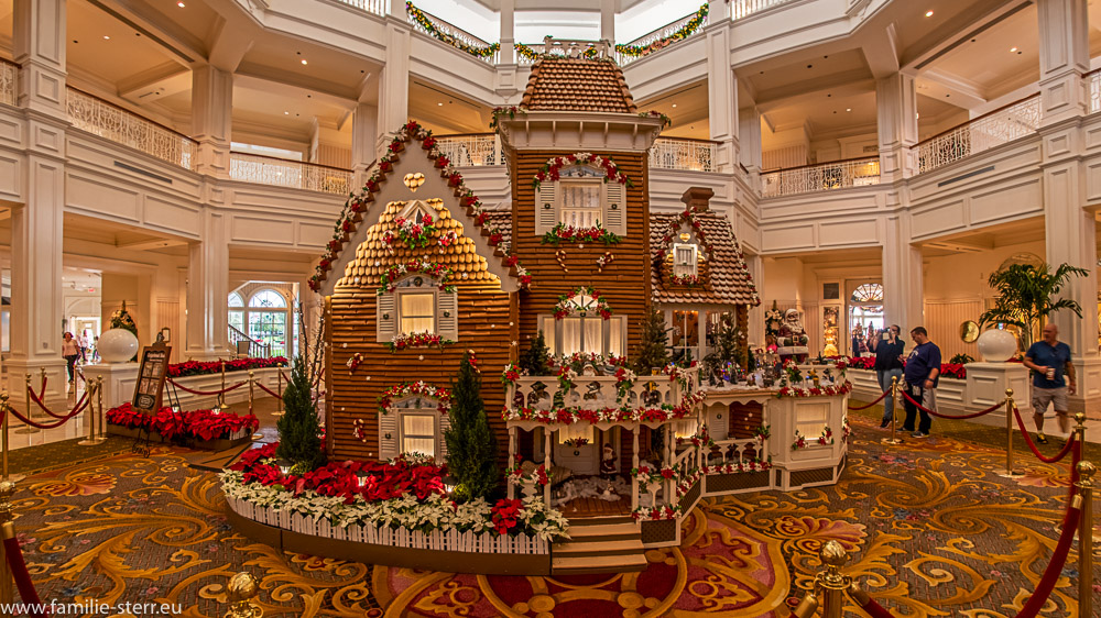 Das Lebkuchenhaus im Grand Floridian Resort, Disney World, Florida