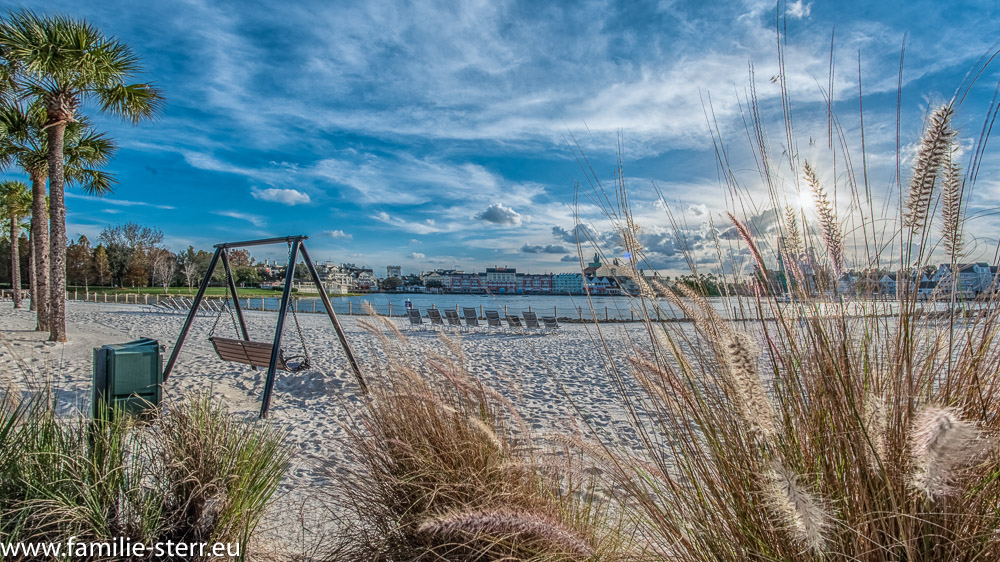 Strand vor dem Hotel Beach Club in Disney World / Florida in der Nähe von EPCOT