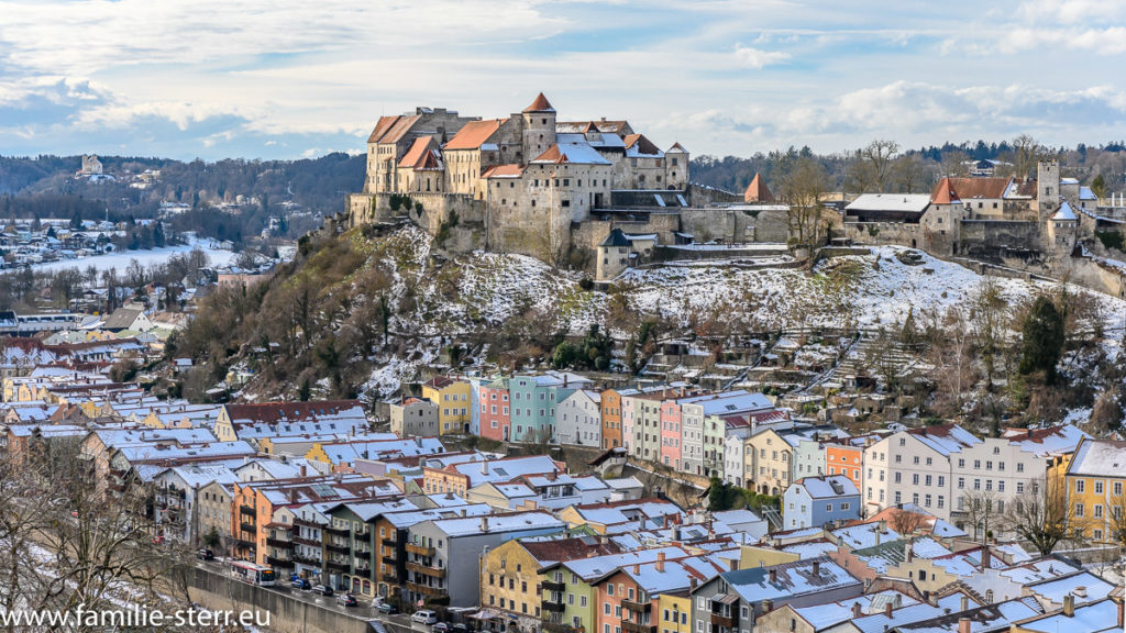 Burg Burghausen über der Altstadt