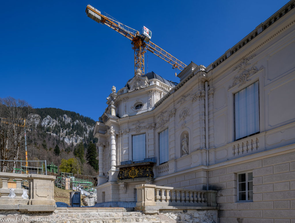 Baustelle Schloss Linderhof