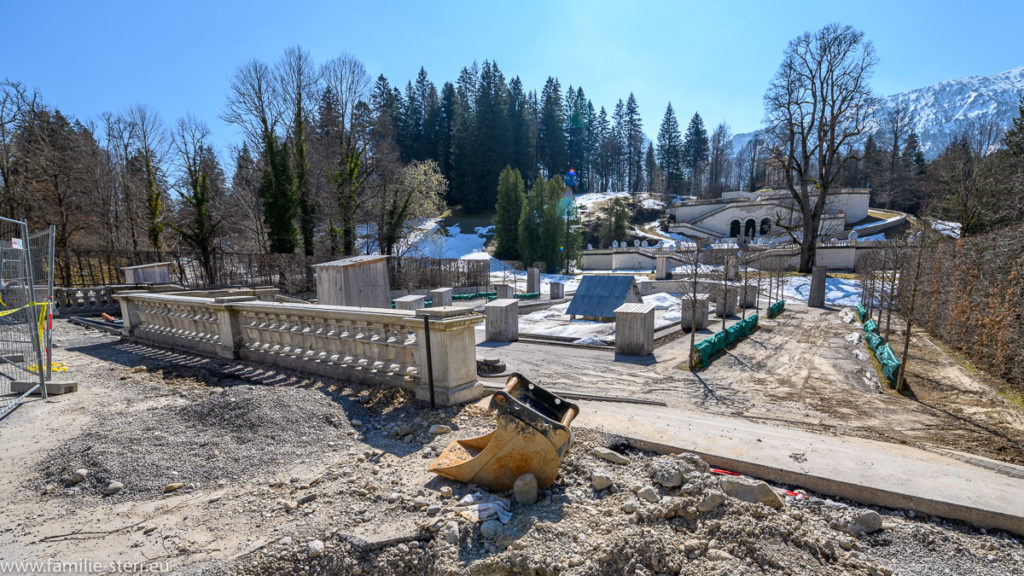 Baustelle-Schloss Linderhof