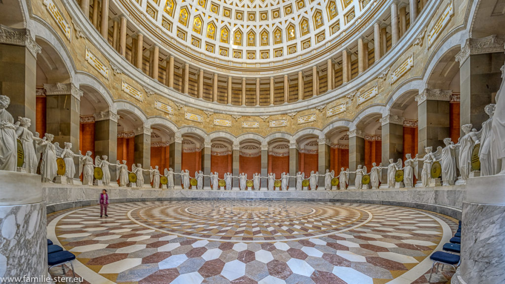 der Innenraum der Befreiungshalle in Kelheim