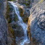 Schronbach Wasserfall beim Slyvenstein Speichersee in der Nähe von Lenggries