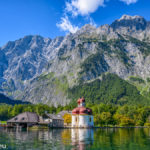 St. Bartholomä am Königssee vor dem Watzmann