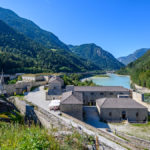 Blick über den Fluss ins Wipptal von der Franzensfeste aus